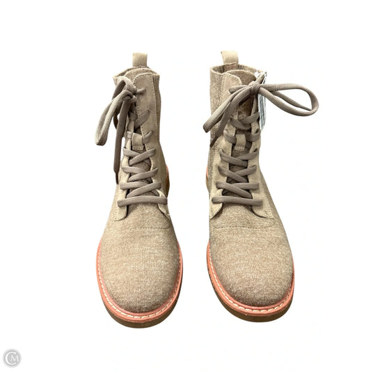 Boots Ankle Flats By Sofft In Tan, Size: 9.5