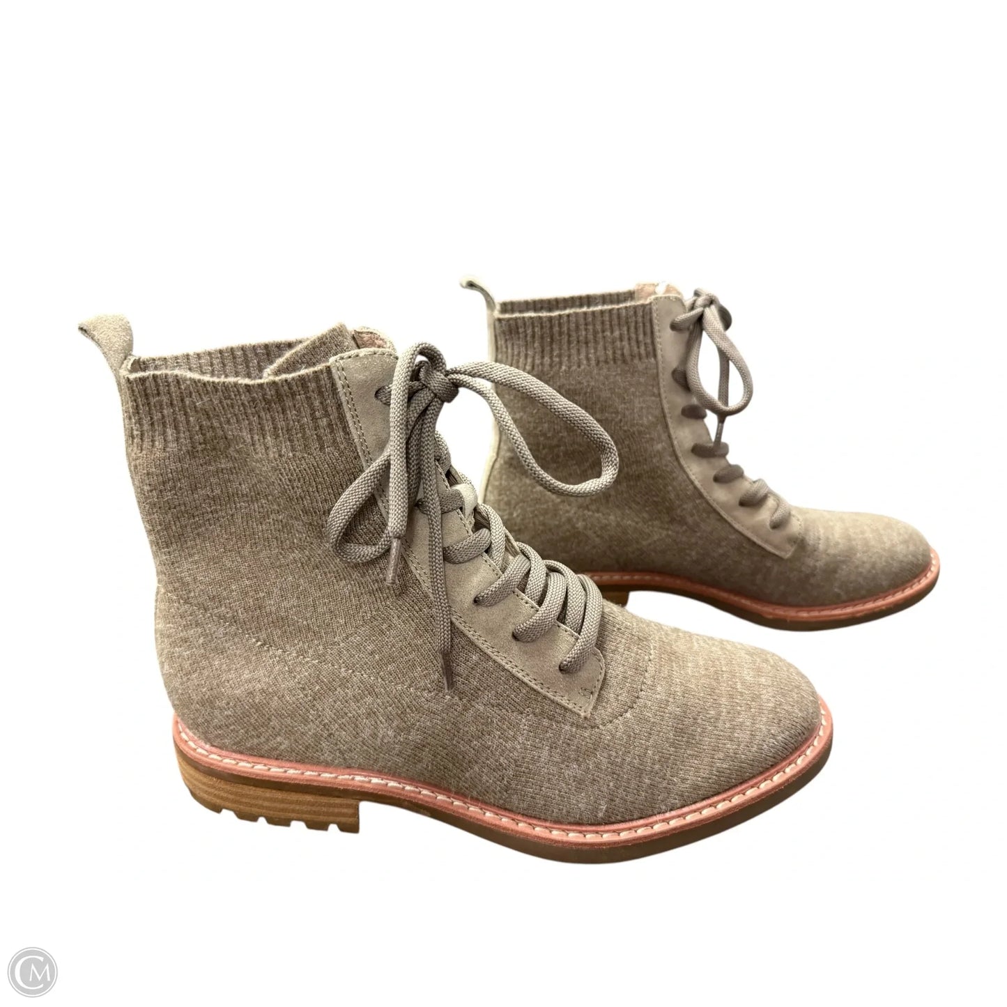 Boots Ankle Flats By Sofft In Tan, Size: 9.5