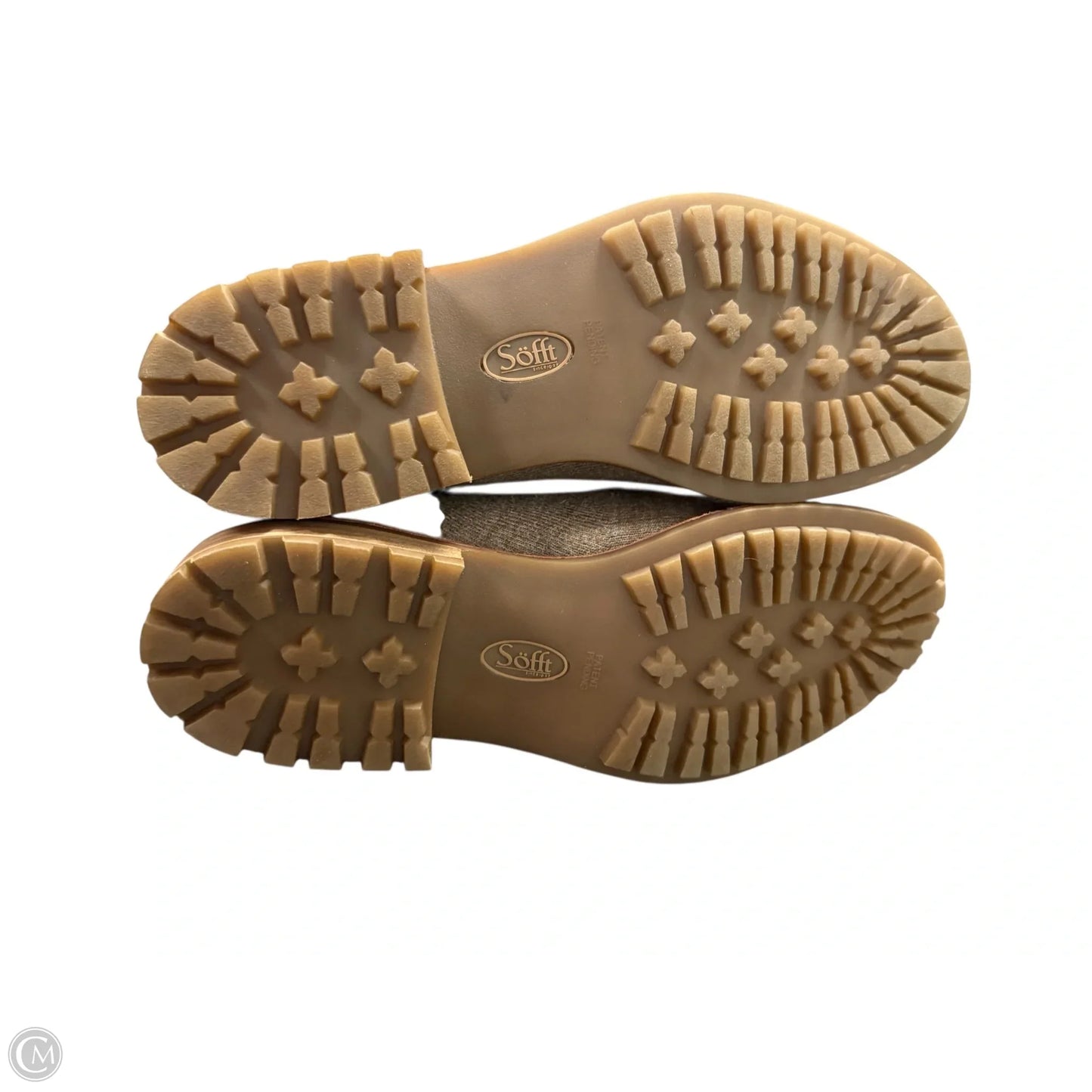 Boots Ankle Flats By Sofft In Tan, Size: 9.5