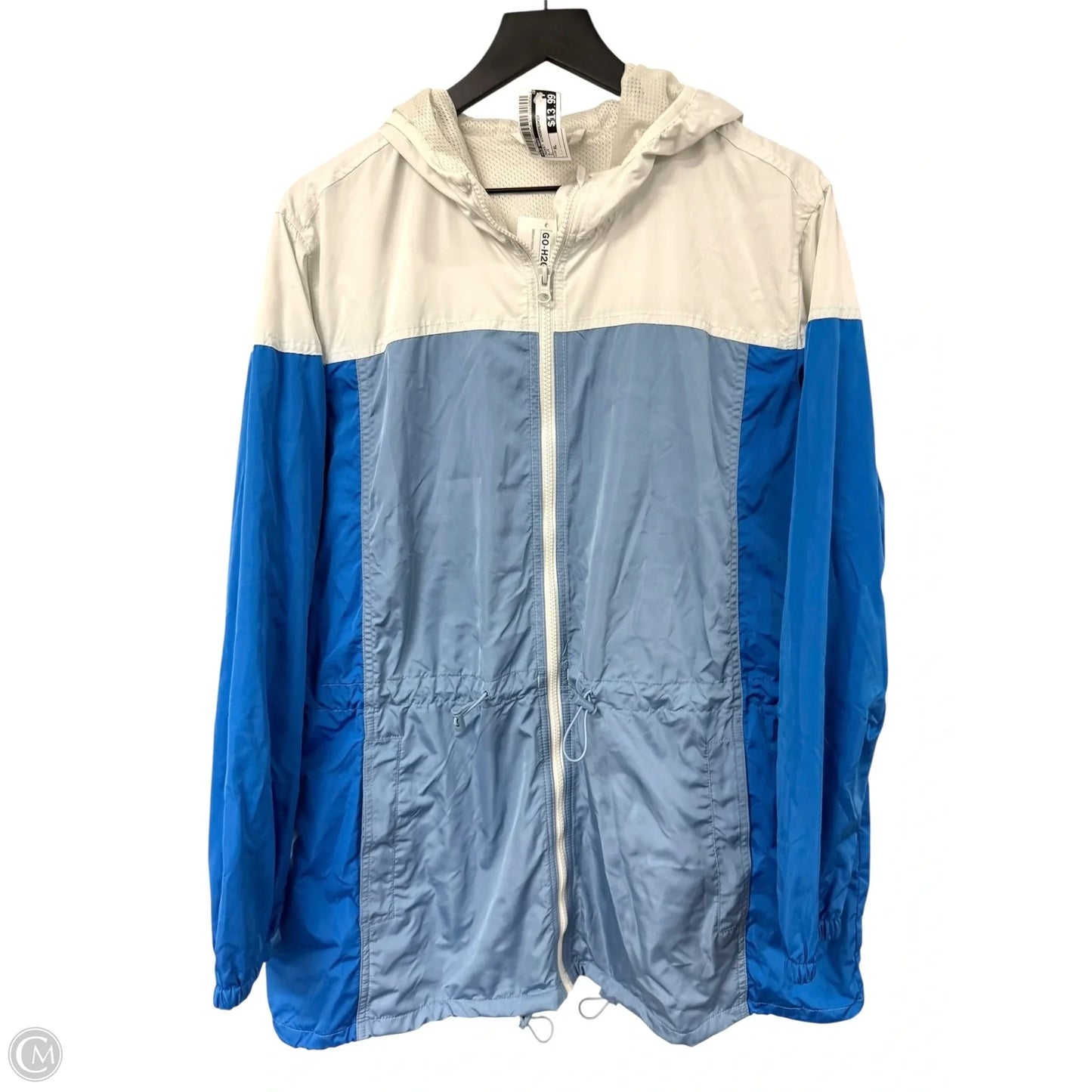 Jacket Windbreaker By Old Navy In Blue, Size: Xl