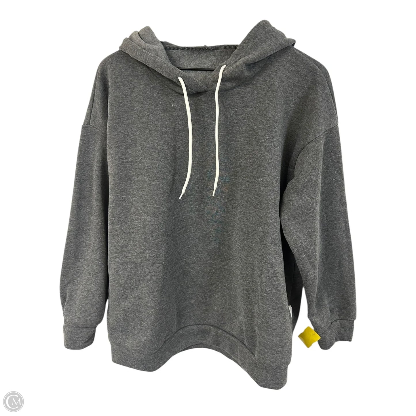 Sweatshirt Hoodie By Cme In Grey, Size: 1x