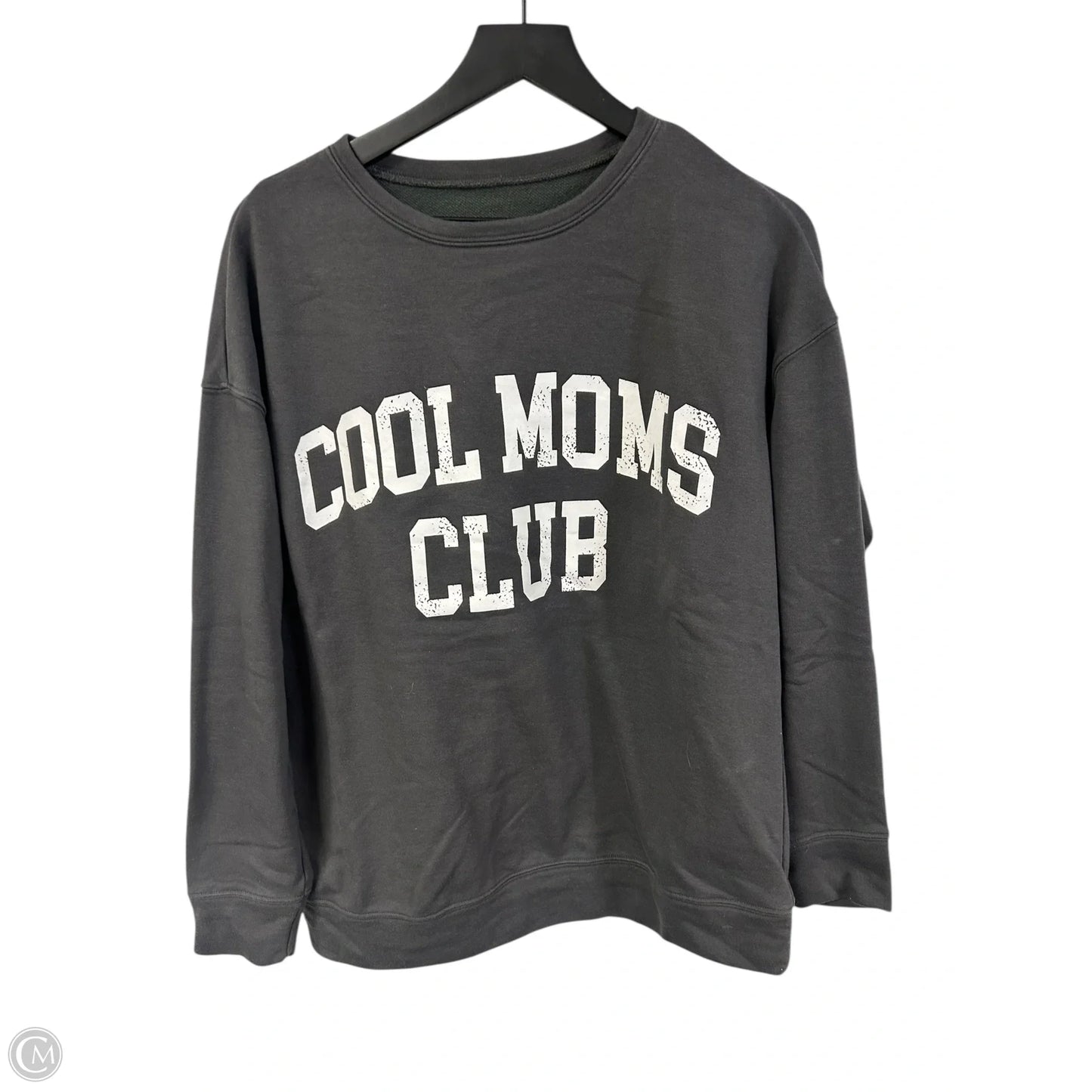 Sweatshirt Crewneck By Clothes Mentor In Grey, Size: Xl