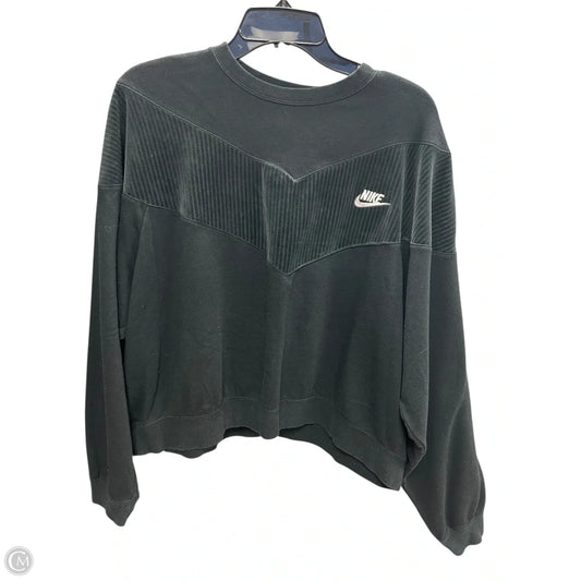 Sweatshirt Crewneck By Nike In Black, Size: Xl