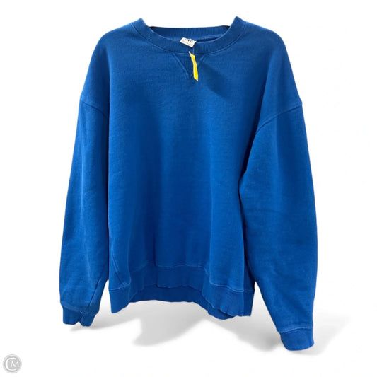 Sweatshirt Crewneck By Zara In Blue, Size: Xl