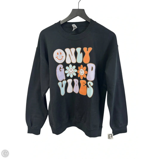 Sweatshirt Crewneck By Gildan In Black, Size: M