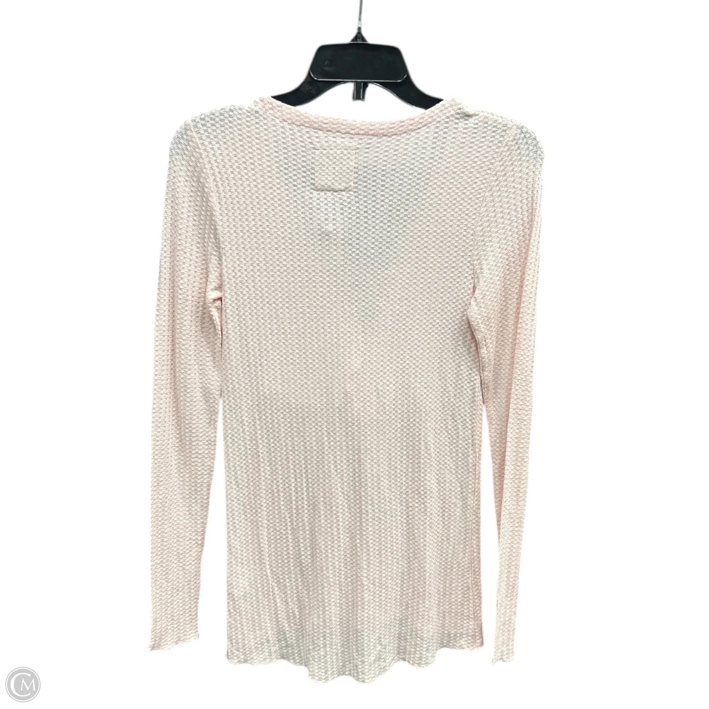 Top Long Sleeve By Chaser In Pink, Size: Xs