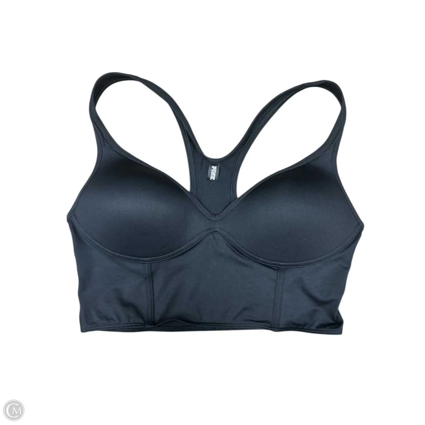 Athletic Bra By Pink In Black, Size: L
