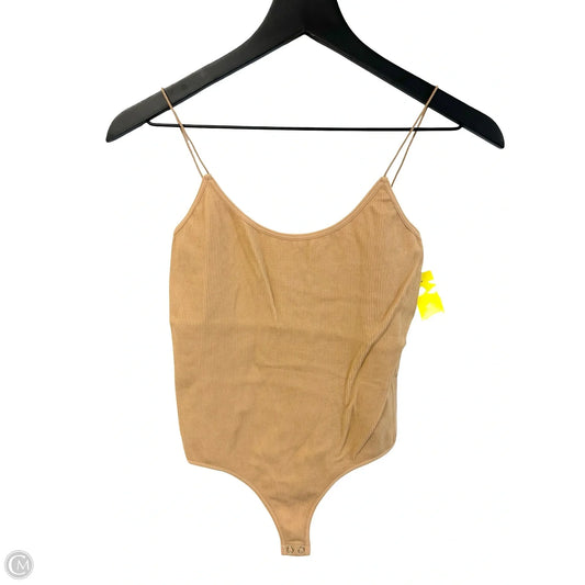 Bodysuit By Active Usa In Tan, Size: M