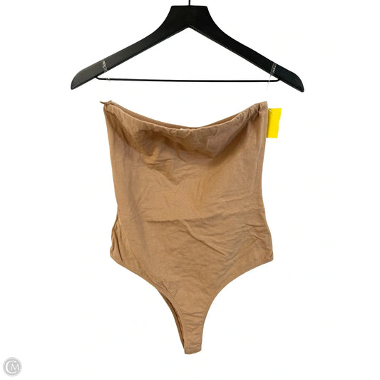 Bodysuit By Active Usa In Tan, Size: L