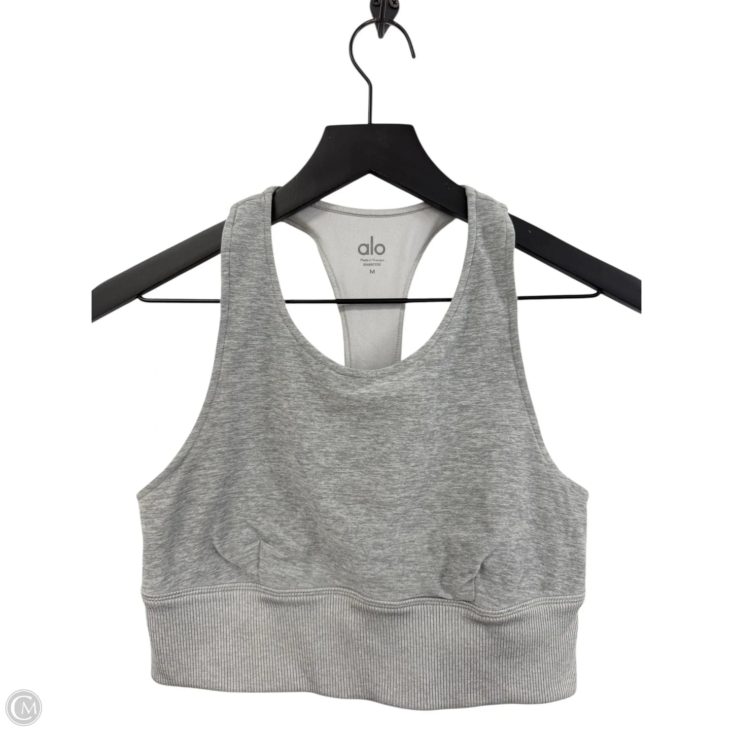 Athletic Bra By Alo In Grey, Size: M