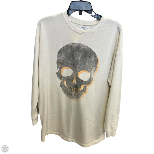 Sweatshirt Crewneck By Grayson Threads In Ivory, Size: S