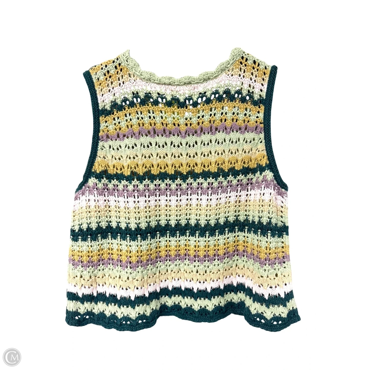 Top Sleeveless By Universal Thread In Multi-colored, Size: L