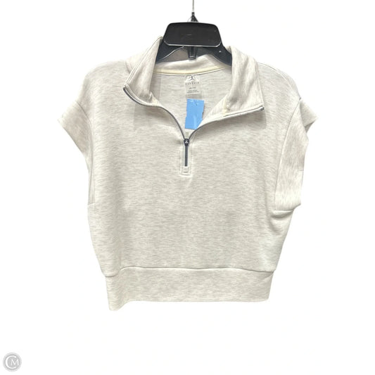 Athletic Top Short Sleeve By Danskin In Tan, Size: Xs