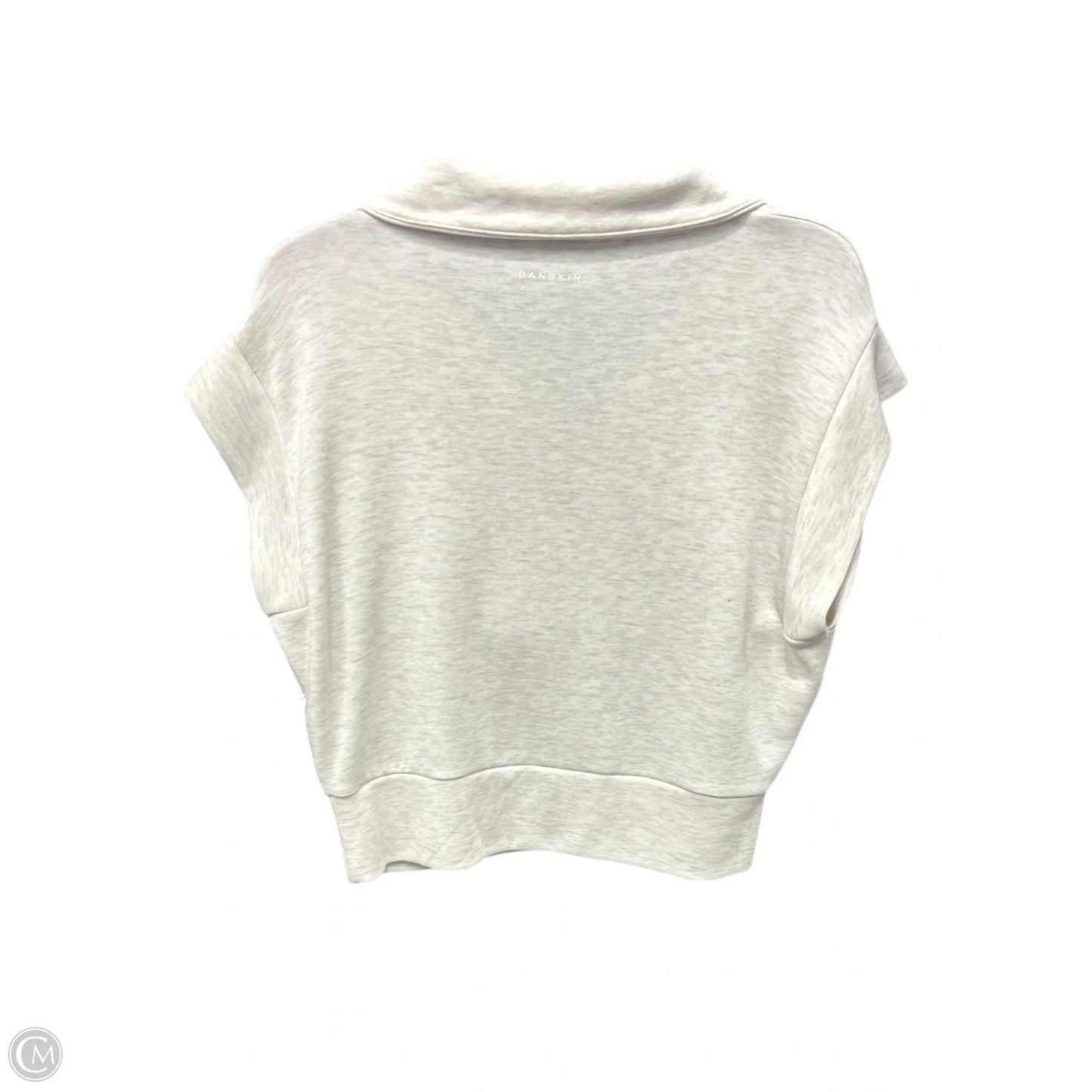 Athletic Top Short Sleeve By Danskin In Tan, Size: Xs