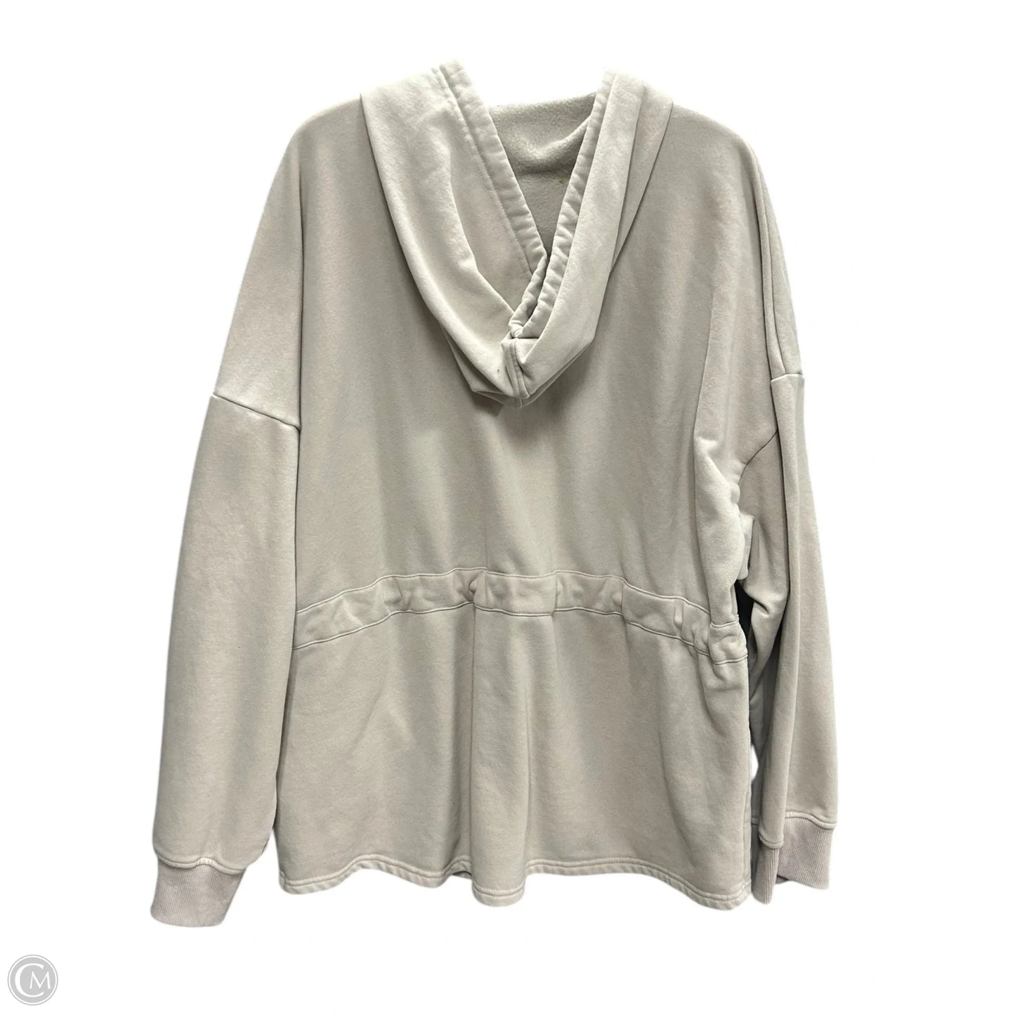 Sweatshirt Hoodie By Clothes Mentor In Grey, Size: Xxl