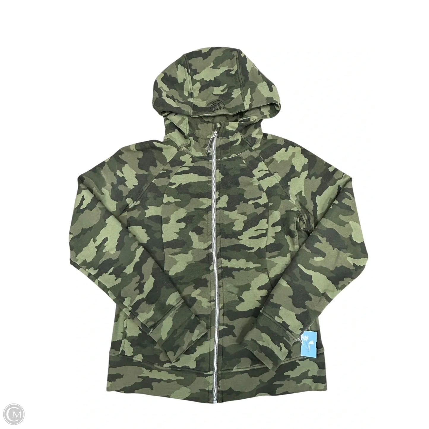 Athletic Sweatshirt Hoodie By Lululemon In Camouflage Print, Size: 12