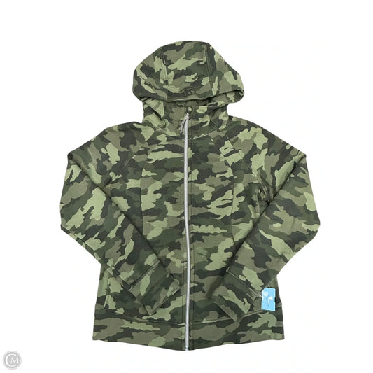 Athletic Sweatshirt Hoodie By Lululemon In Camouflage Print, Size: 12