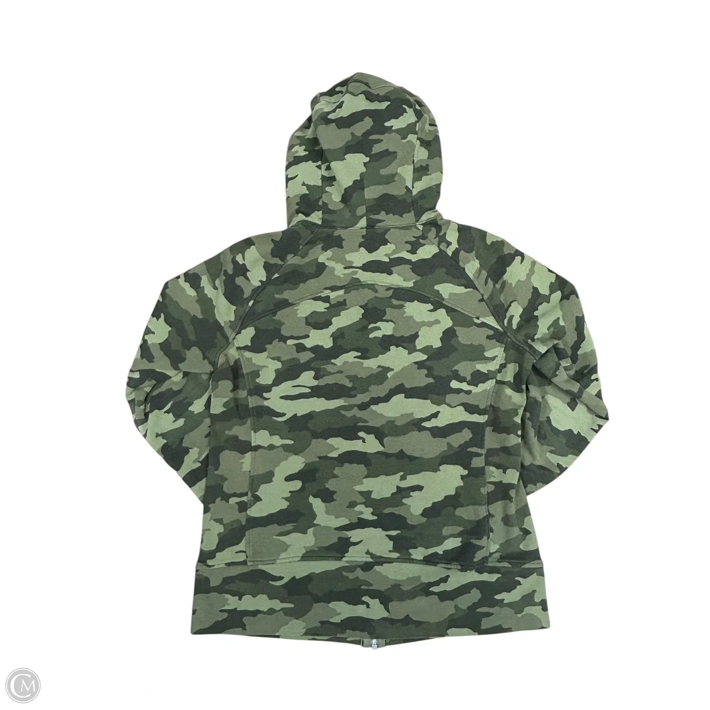 Athletic Sweatshirt Hoodie By Lululemon In Camouflage Print, Size: 12