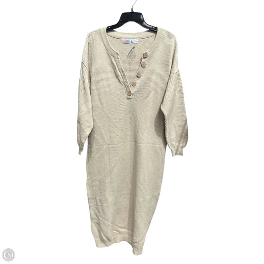 Dress Sweater By Free People In Beige, Size: Xs