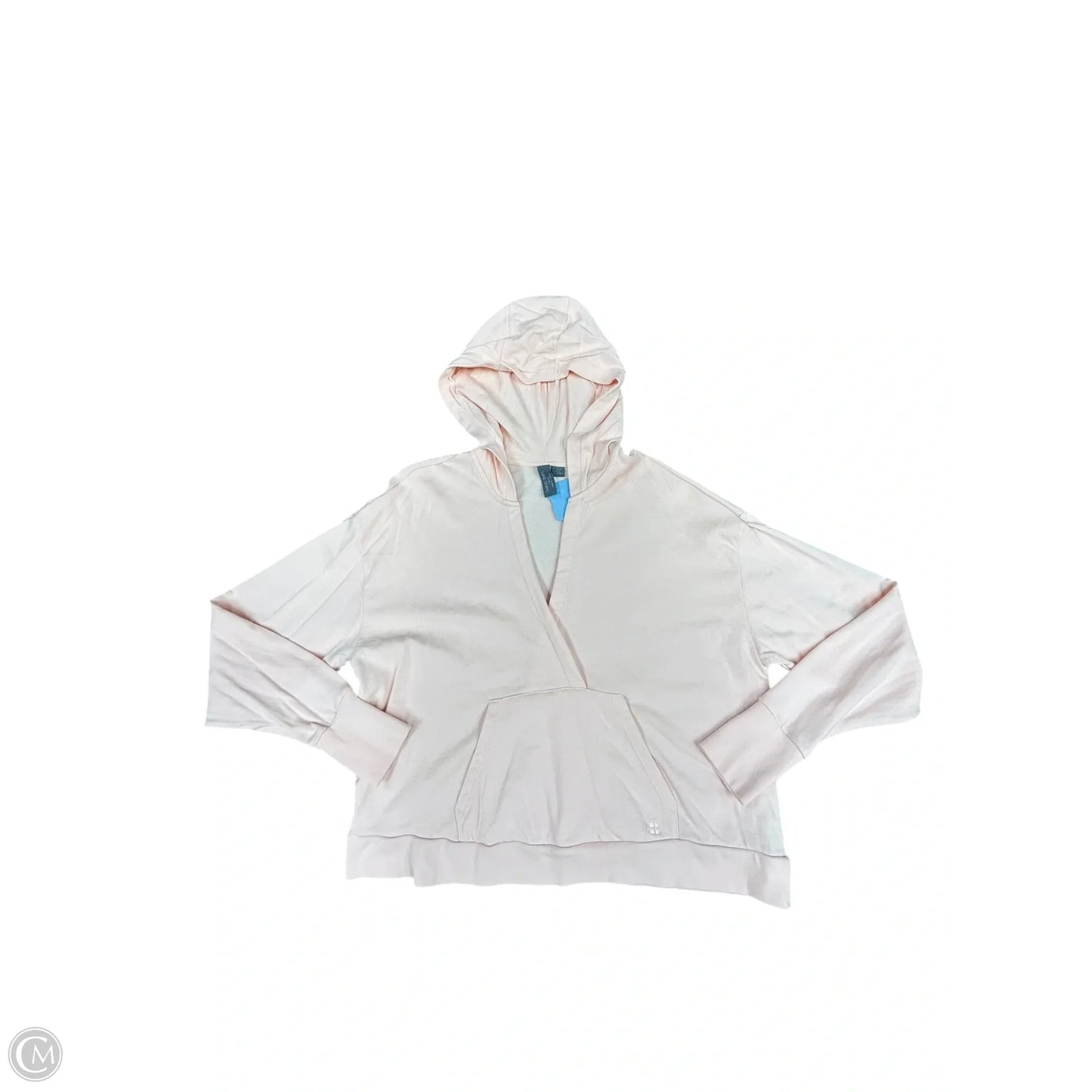 Athletic Sweatshirt Hoodie By Sweaty Betty In Pink, Size: M
