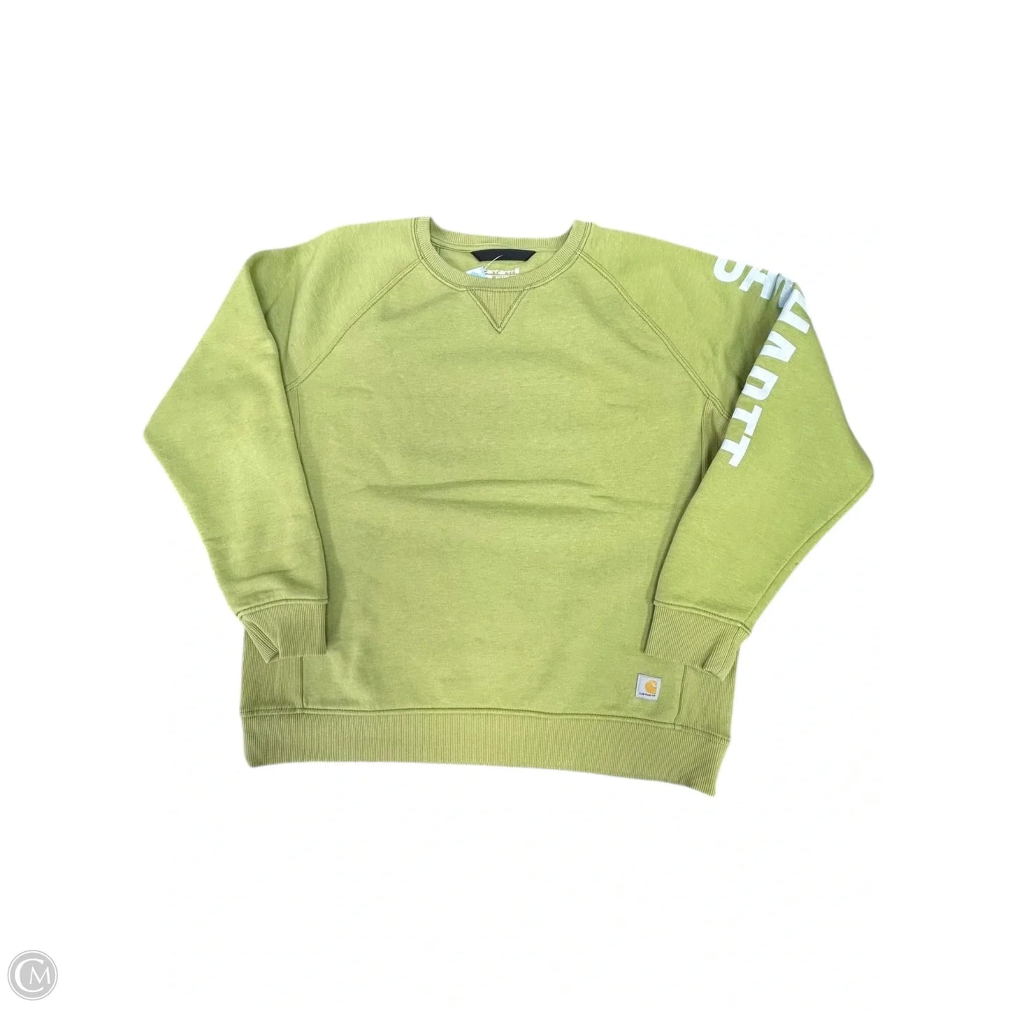 Sweatshirt Crewneck By Carhartt In Green, Size: Xl