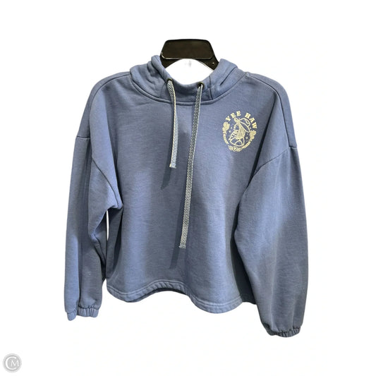 Sweatshirt Hoodie By Ariat In Blue, Size: M