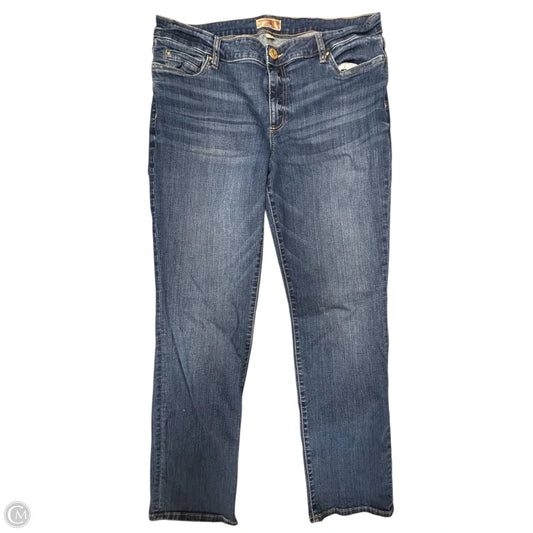 Jeans Boyfriend By Kut In Blue Denim, Size: 16