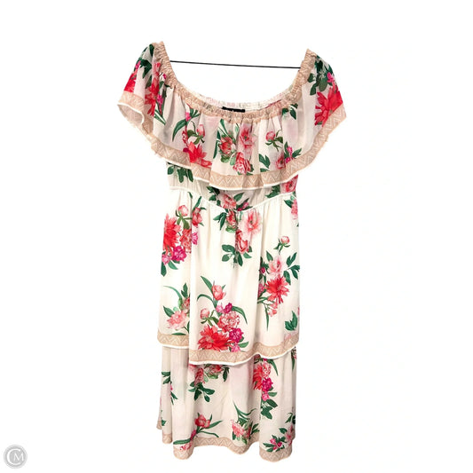Dress Casual Midi By Lulus In Floral Print, Size: M