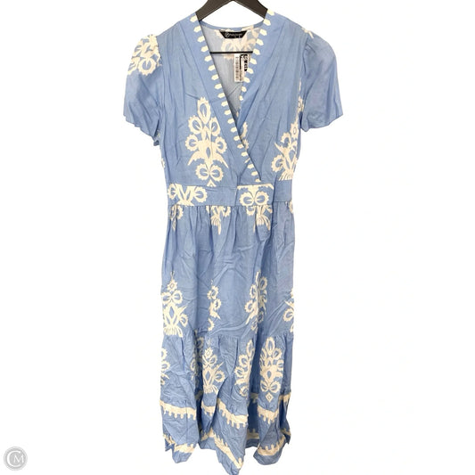 Dress Casual Midi By Prettygarden In Blue, Size: S
