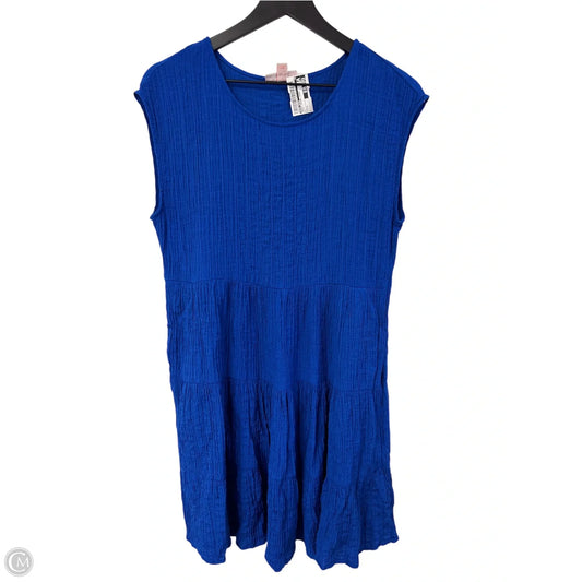 Dress Casual Short By Knox Rose In Blue, Size: S
