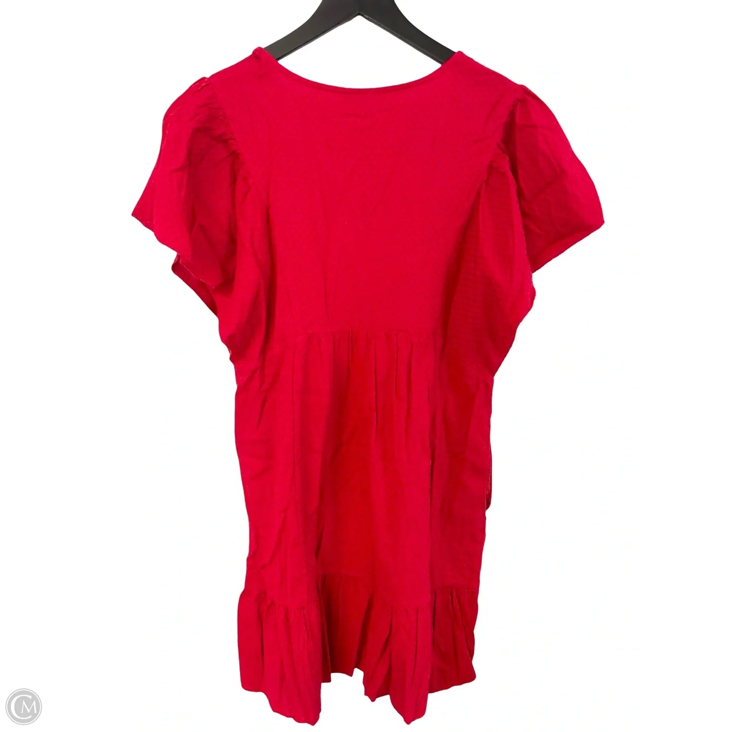 Dress Casual Short By Knox Rose In Red, Size: S