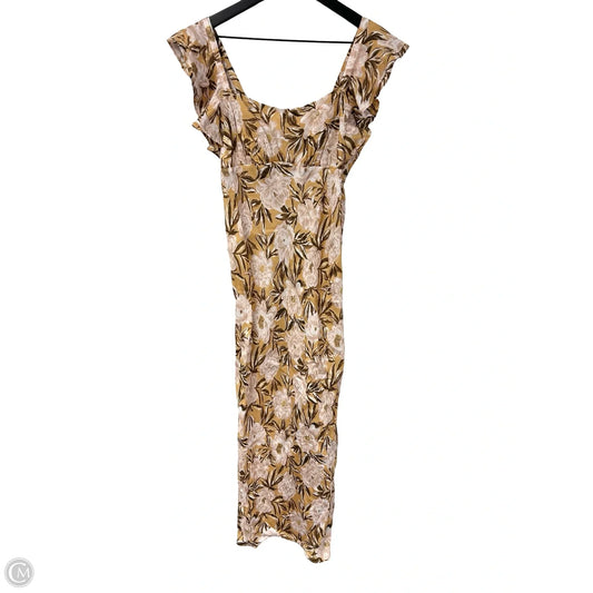 Dress Party Long By Madewell In Floral Print, Size: 2