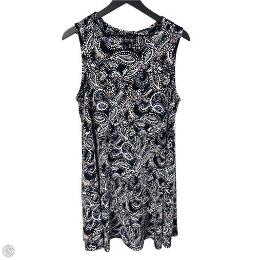 Dress Casual Short By Nicole By Nicole Miller In Black, Size: 1x