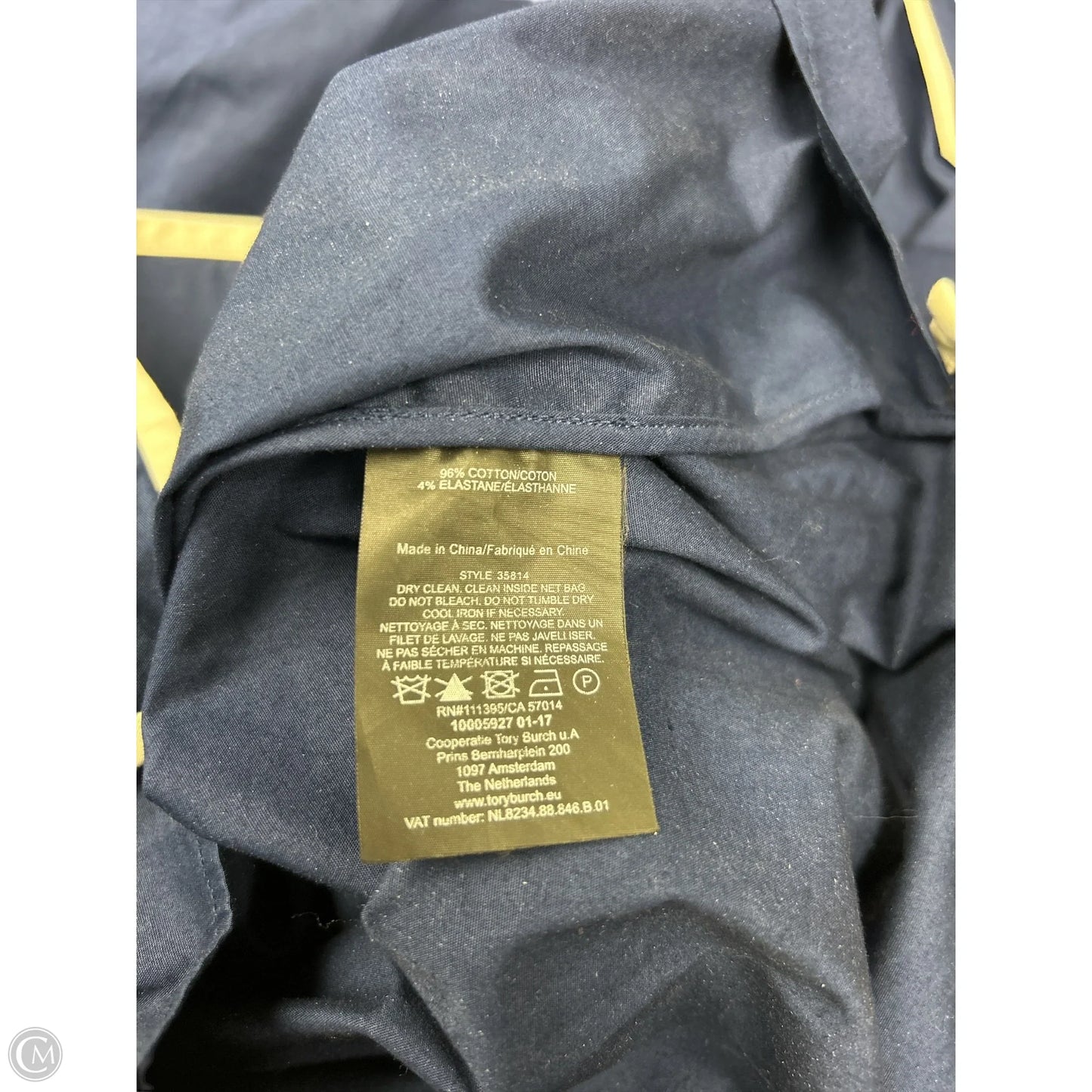 Dress Designer By Tory Burch In Blue, Size: 8