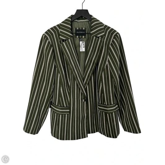 Blazer By Eloquii In Green, Size: 20