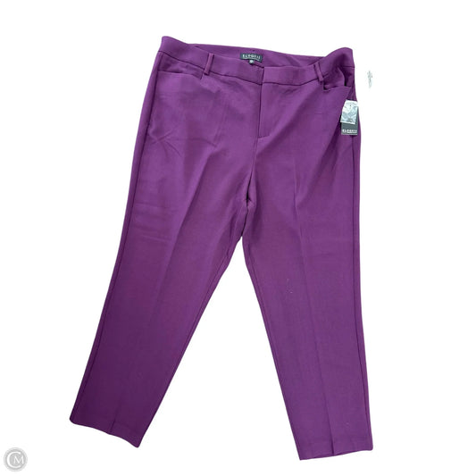 Pants Dress By Eloquii In Purple, Size: 20