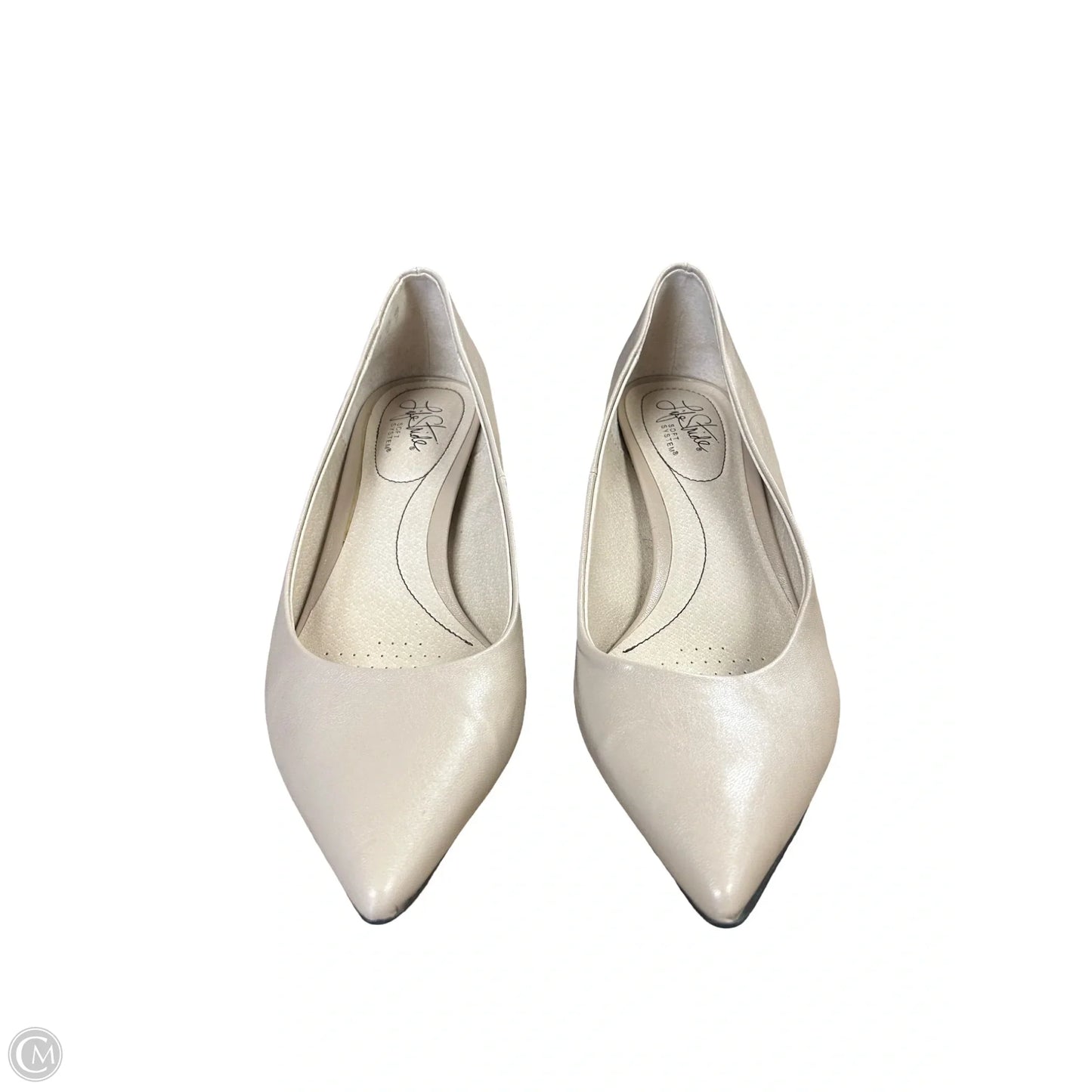 Shoes Heels Kitten By Life Stride In Tan, Size: 10