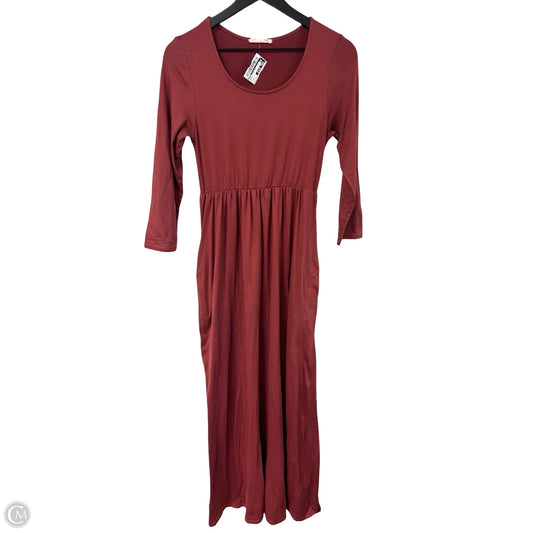 Dress Casual Maxi By Entro In Orange, Size: M