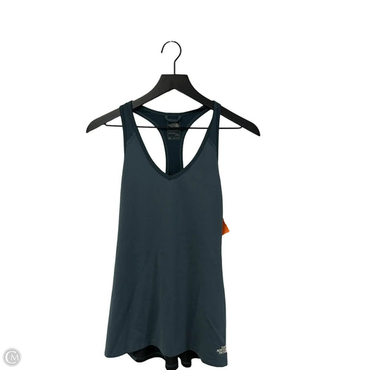 Athletic Tank Top By The North Face In Blue & Grey, Size: M