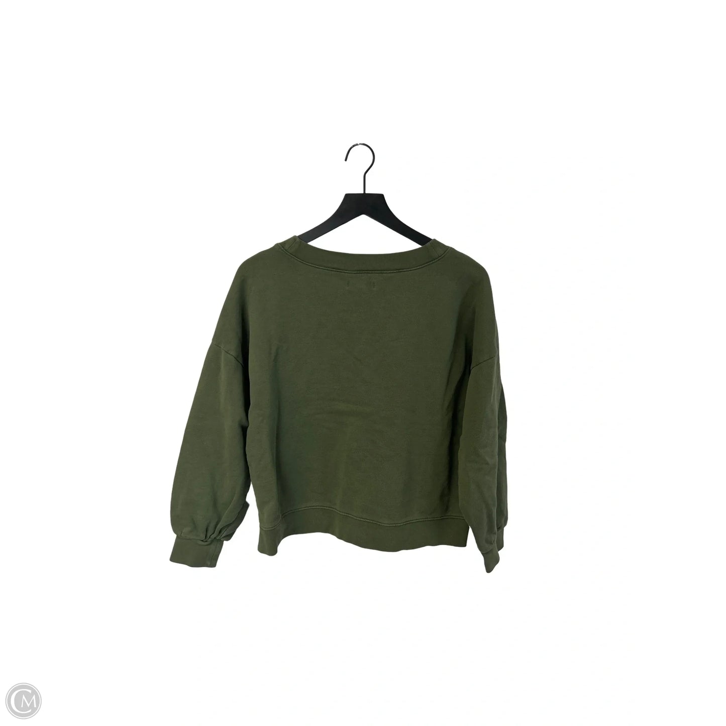 Sweatshirt Crewneck By Madewell In Green, Size: M