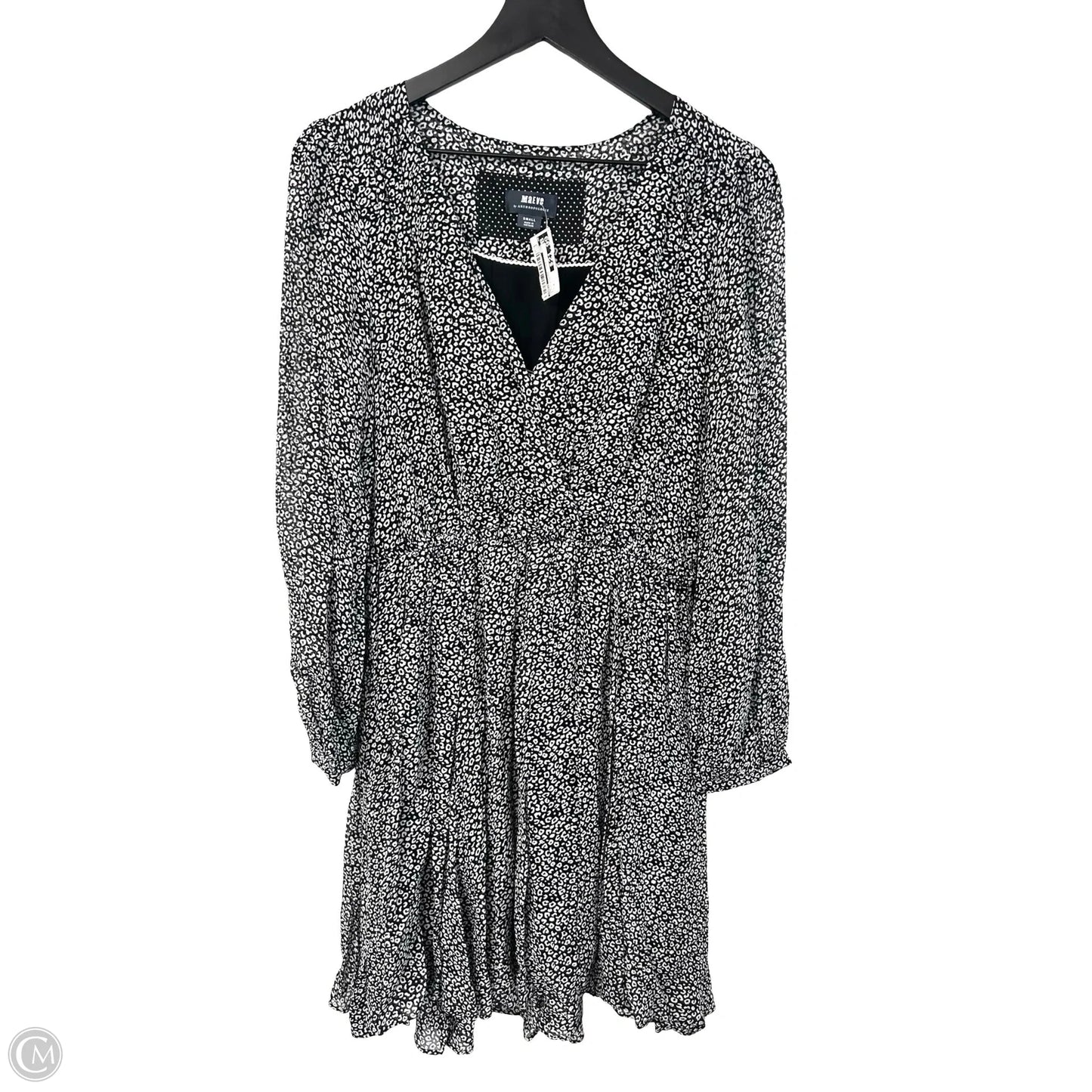 Dress Casual Short By Maeve In Black & White, Size: S