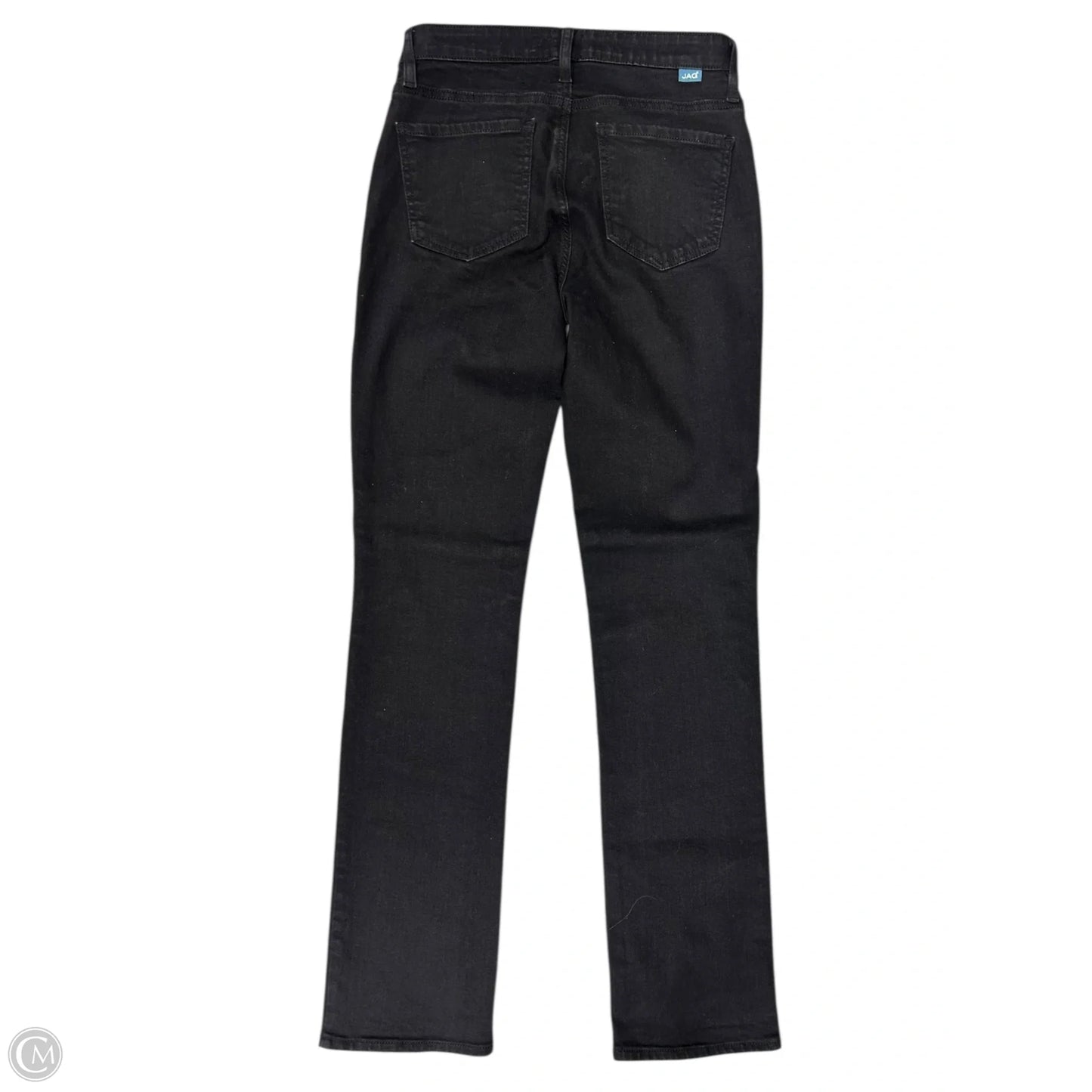 Jeans Straight By Jag In Black Denim, Size: 0