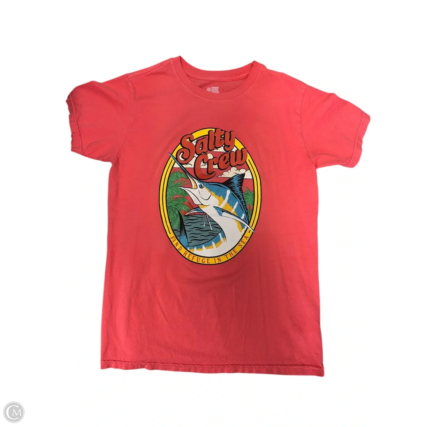 Top Short Sleeve By Cmc In Coral, Size: Xs