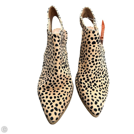 Shoes Heels Block By Qupid In Black & Tan, Size: 8