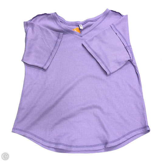 Top Short Sleeve By Dokotoo In Purple, Size: L