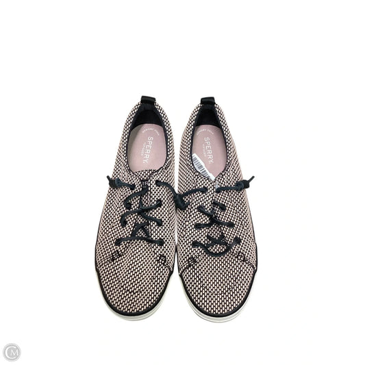 Shoes Flats By Sperry In Black & Pink, Size: 9.5