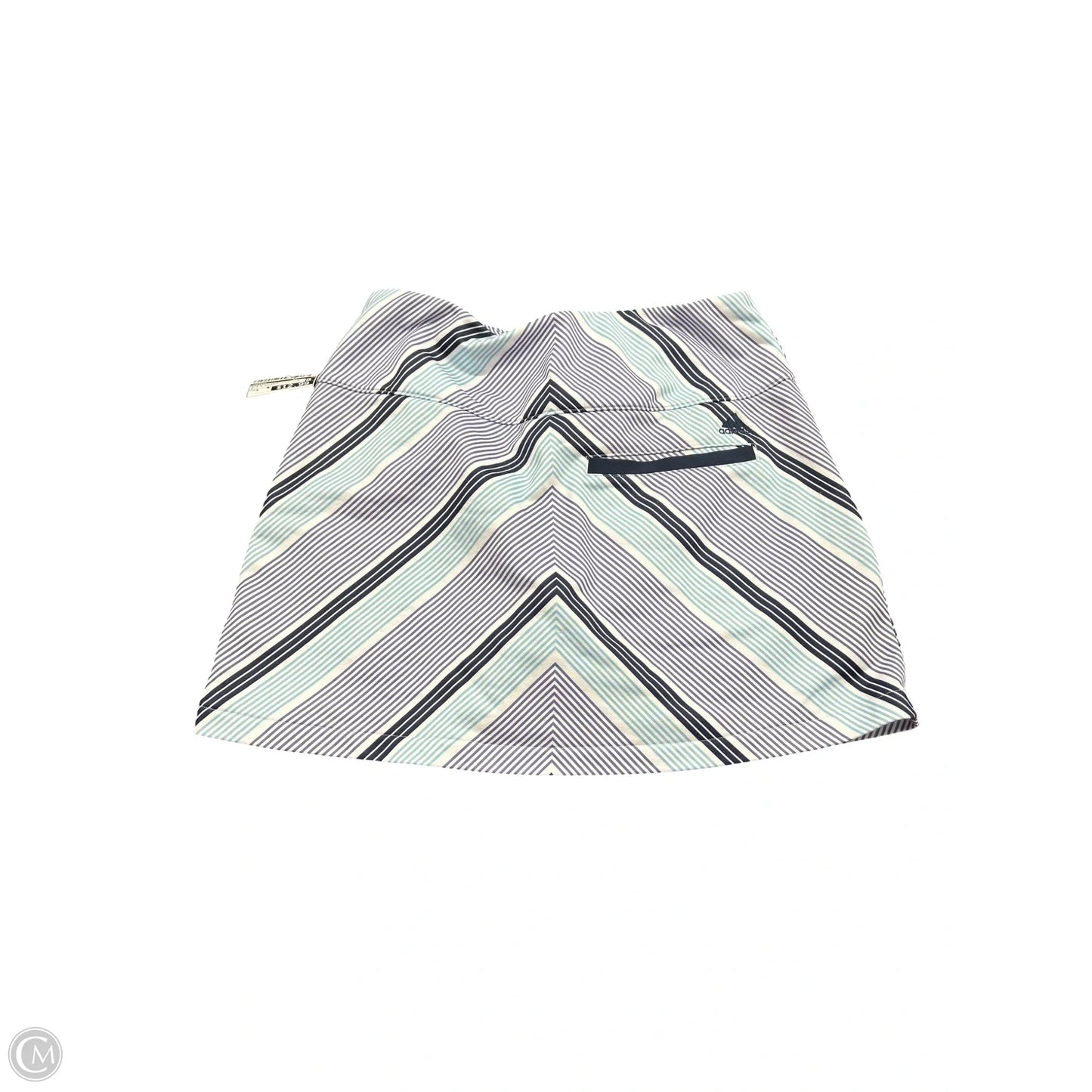 Athletic Skort By Adidas In Blue & Purple, Size: S