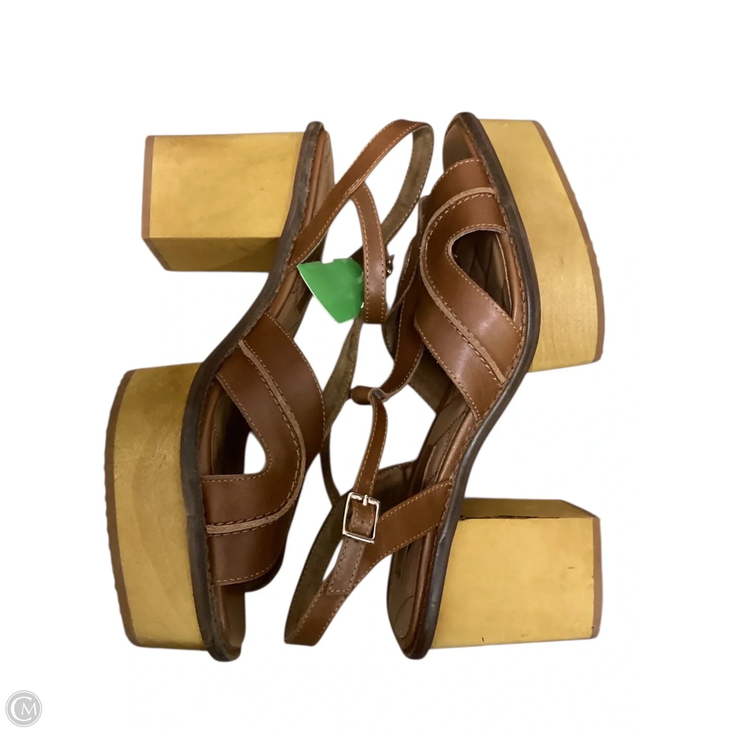 Sandals Heels Platform By Kelsi Dagger In Brown, Size: 9