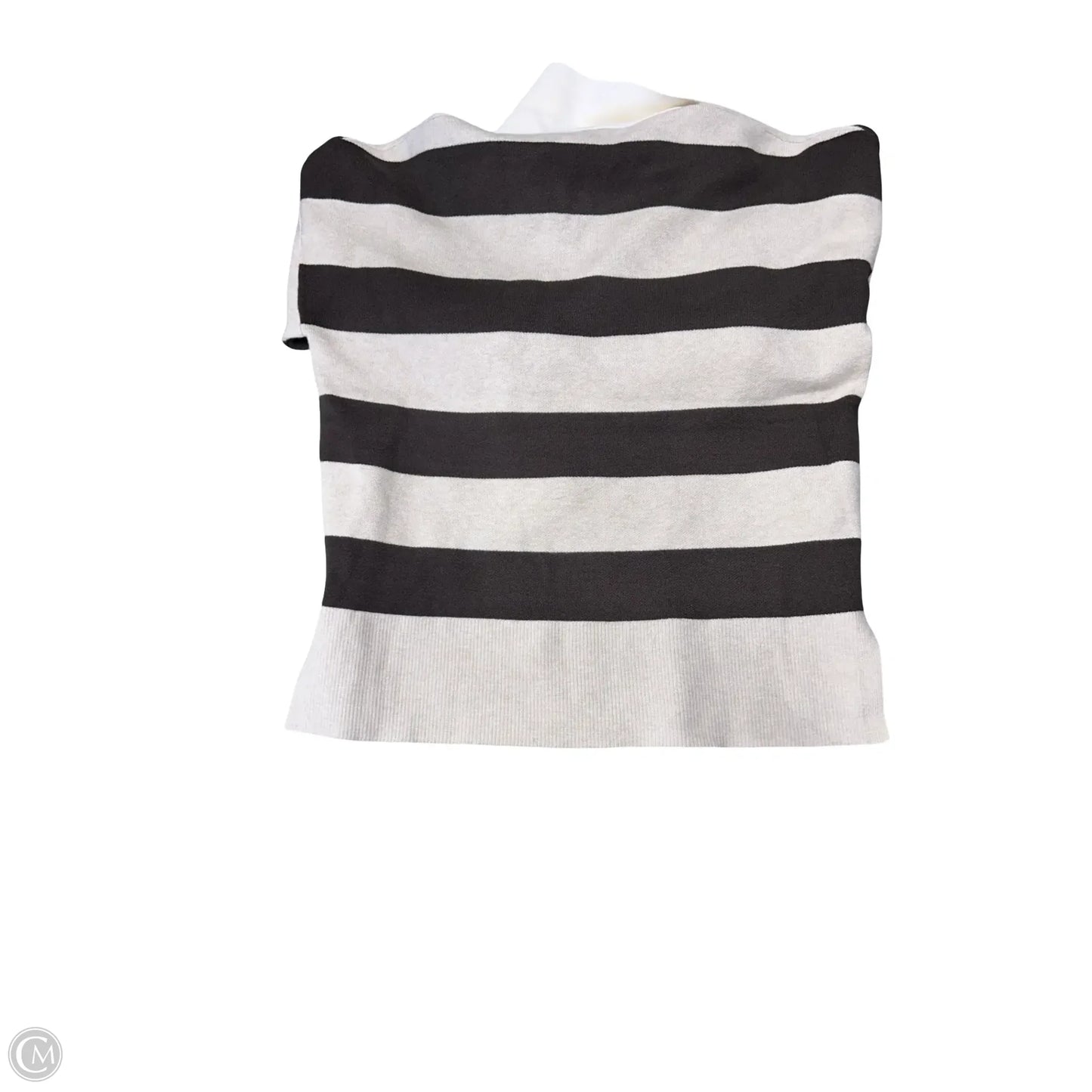 Sweater By Freshman In Brown & Cream, Size: S