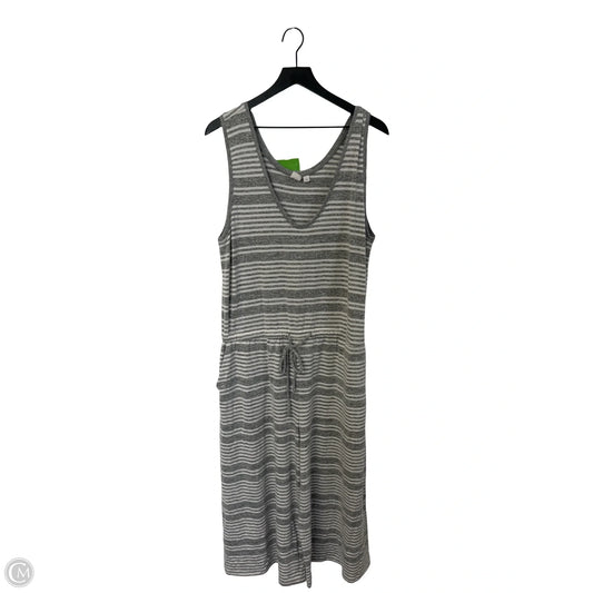 Jumpsuit By Gap In Grey & White, Size: L